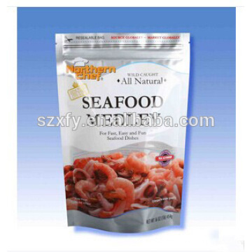 Supplier stand up laminated plastic ziplock beef jerky packaging bags